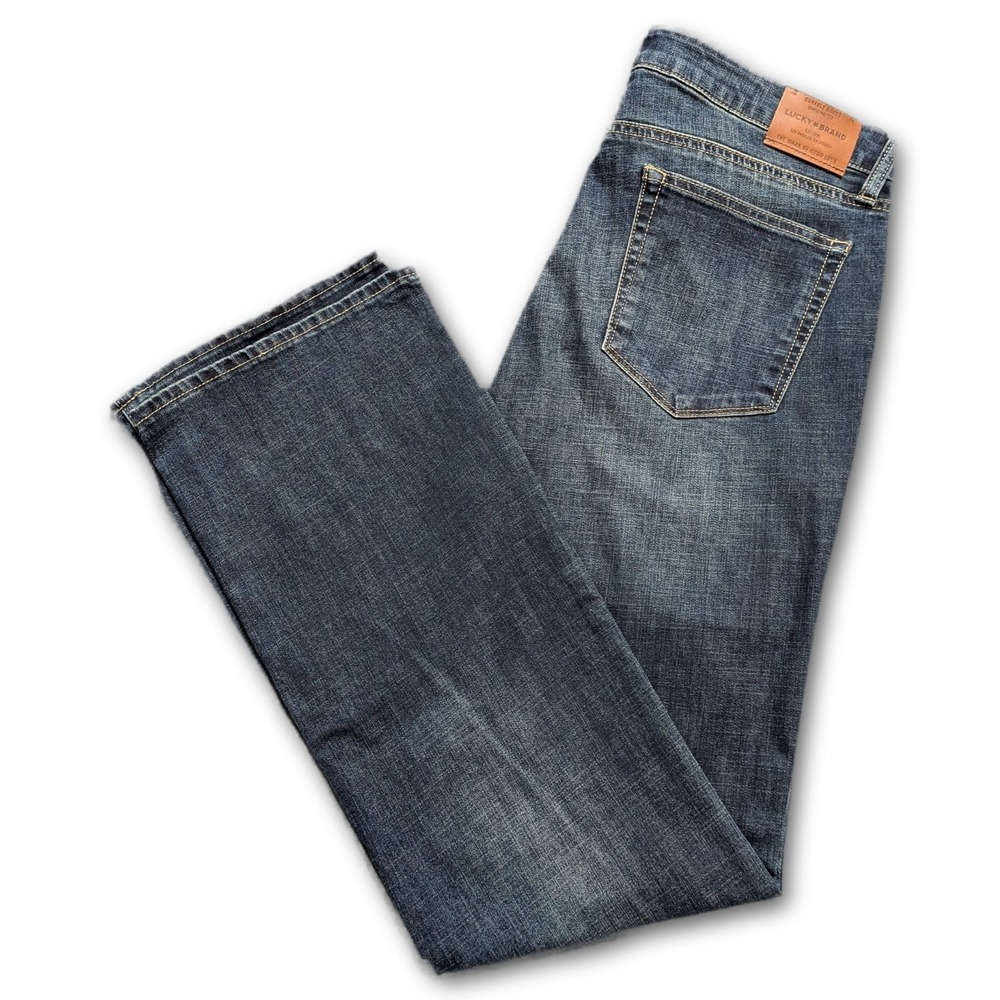 Lucky Brand Lolita Boot Womens 32x32 Jeans Blue Cut Bootcut Denim Pockets Dark